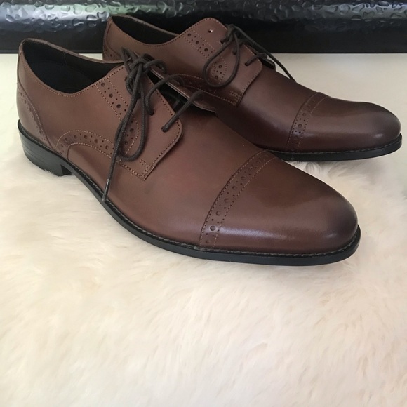 NIB: Stacy Adams : mens Cap Toe Leather Oxford: size11.5 - Picture 9 of 12
